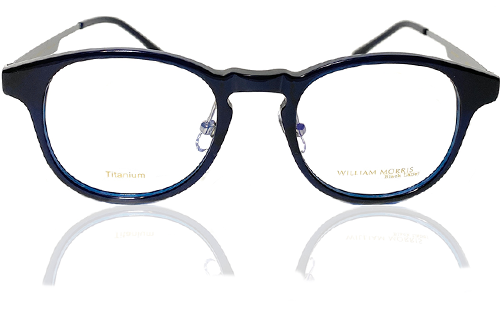 William Morris London's round structure, encompasses rich Italian acetates.  A style which exudes pure confidence. Main Image